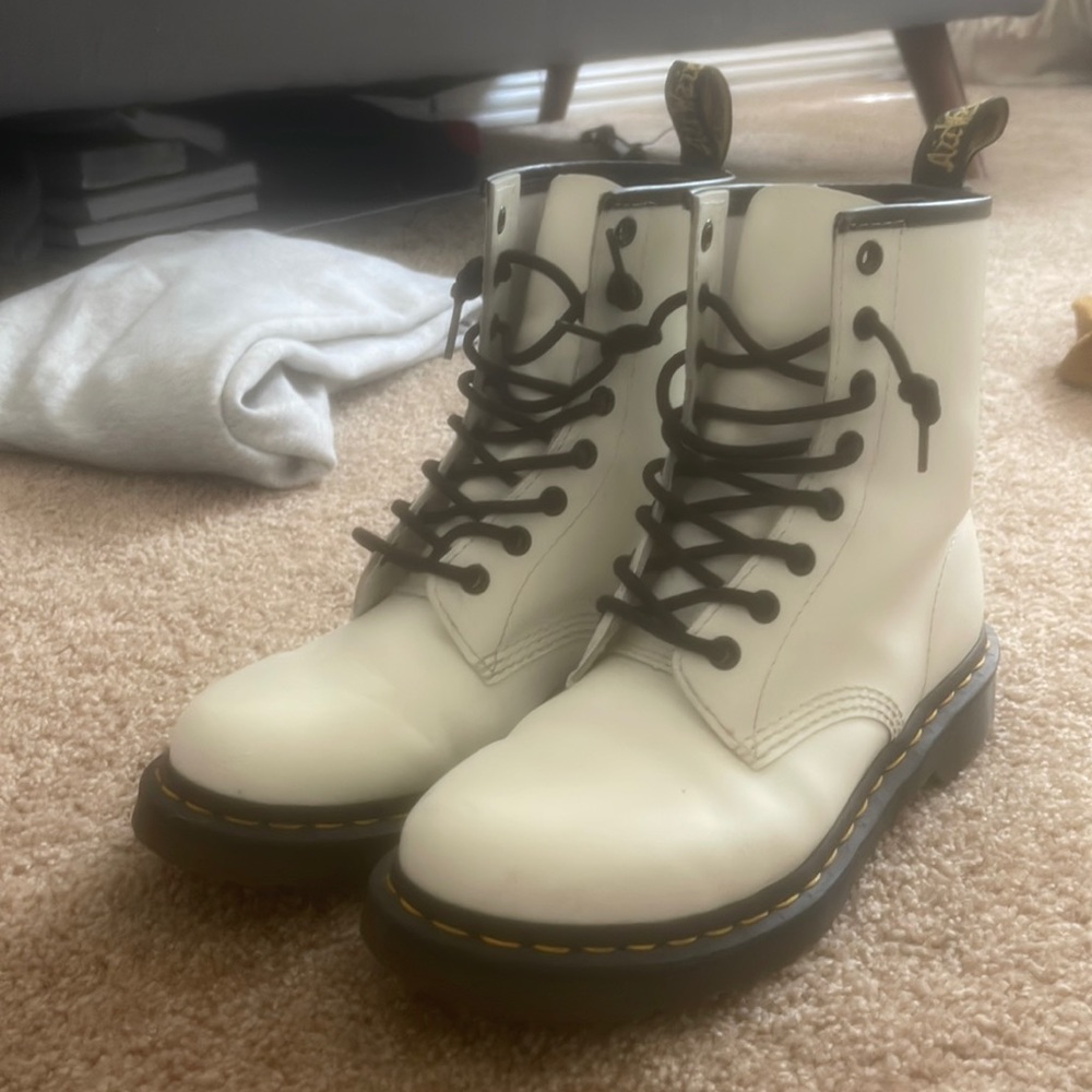 White Doc Martens size Woman’s 8